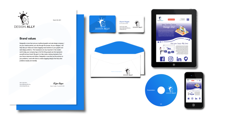 DesignAlly Branding Mockup