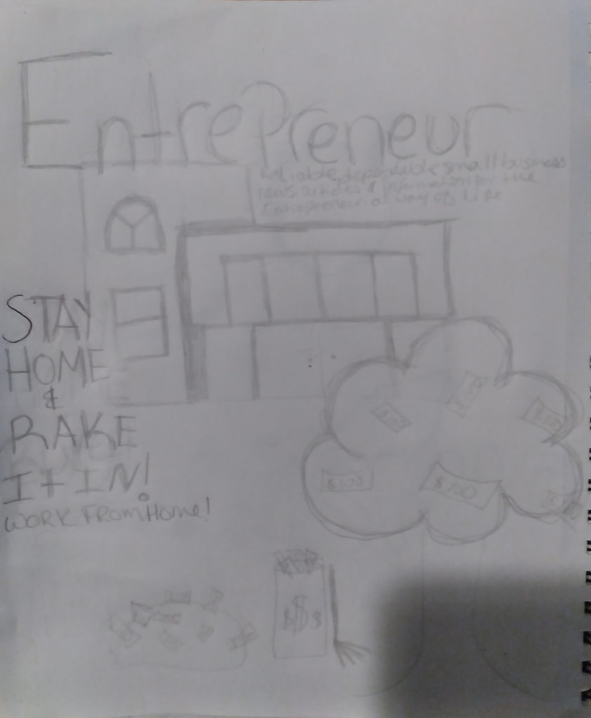 Entrepreneur-Magazine Rough Sketch