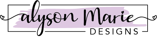 Alyson Marie Designs Logo Horizontal